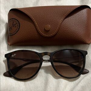 Ray-Ban Erika Sunglasses with Brown Lenses